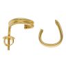 22ct Yellow Gold Fancy U Stud Earrings