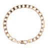 9ct Yellow Gold Curb Bracelet 8"