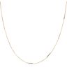 9ct Yellow Gold Bar and Curb Link Chain 24"