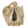 9ct Yellow Gold Patterned Saddle Ring