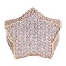 9ct Yellow Gold Cubic Zirconia Star Signet Ring