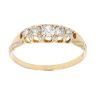 14ct Yellow Gold 0.50ct Diamond Five Stone Ring