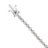 18ct White Gold 2.00ct Diamond Tennis Bracelet 7"