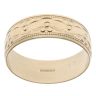 9ct Yellow Gold Patterned Wedding Band 7.1mm