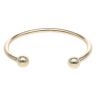 9ct Yellow Gold Plain Torque Bangle