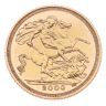 2000 Elizabeth II Fourth Portrait UK Half Sovereign Coin