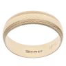9ct Yellow Gold 6.1mm Milligrain Wedding Band
