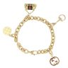 18ct Yellow Gold Gucci Charm Bracelet 8"