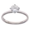 18ct White Gold 0.75ct Brilliant Cut Diamond Solitaire Ring