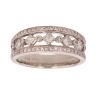 18ct White Gold 0.75ct Brilliant and Princess Cut Diamond Fancy Ring