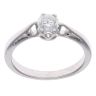 18ct White Gold 0.50ct Brilliant Cut Diamond Solitaire Ring