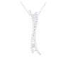 18ct White Gold 0.40ct Diamond Pendant and Chain
