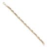 9ct Yellow Gold Stars and Bars Bracelet 7"