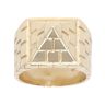 9ct Yellow Gold Pyramid Ring