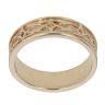 9ct Yellow Gold Celtic Patterned Wedding Band 5.6mm