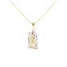 Children's 14ct Yellow And White Gold Jesus Pendant And Chain 18"