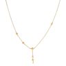 22ct Yellow Gold Fancy Beaded Chain 16"