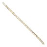 9ct Yellow Gold Patterned Fancy Bracelet 7"