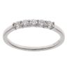 18ct White Gold 0.33ct Brilliant Cut Diamond Five Stone Ring