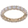 14ct Yellow Gold Cubic Zirconia Full Eternity Ring