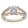 9ct Yellow Gold Cubic Zirconia Single Stone Ring