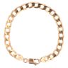9ct Yellow Gold Curb Bracelet 8"
