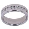18ct White Gold 0.50ct Brilliant Cut Diamond Half Eternity Ring