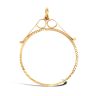 9ct Yellow Gold Full Sovereign Pendant Mount