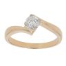 18ct Yellow Gold 0.33ct Brilliant Cut Diamond Solitaire Ring