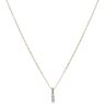9ct Yellow Gold 0.30ct Diamond Trilogy Pendant and Chain 16"