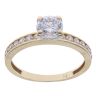 9ct Yellow Gold Cubic Zirconia Single Stone Ring