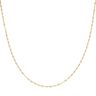 Gold Plated Silver Diamond Cut Bead Chain 20"