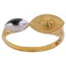 22ct Yellow and White Gold Evil Eye Ring