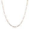 14ct Rose Gold Figaro Chain 20"