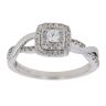 9ct White Gold 0.33ct Brilliant Cut Diamond Cluster Ring