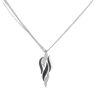 18ct White Gold 0.45ct Brilliant Cut Diamond Pendant and Chain 16"