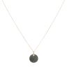 9ct Yellow Gold Disc Fancy Pendant and Chain 18"