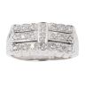 9ct White Gold 0.30ct Diamond Fancy Ring