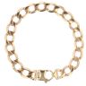 9ct Yellow Gold Curb Bracelet 8.5"