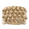 9ct Yellow Gold Four Row Keeper Ring