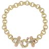 18ct Yellow Gold Rollerball Bracelet 7.5"