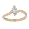 18ct Yellow Gold 0.50ct Marquise Cut Diamond Solitaire Ring