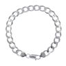 Silver Curb Bracelet 8.5"