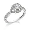 9ct White Gold 0.45ct Diamond Ring