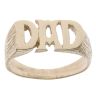 9ct Yellow Gold Patterned Dad Ring