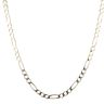 9ct Yellow Gold Figaro Chain 18"