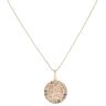 Gold Plated Silver St Christopher Pendant and Chain 18"