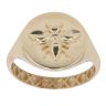 9ct Yellow Gold Bee Signet Ring