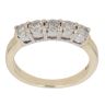 9ct Yellow Gold 0.15ct Brilliant Cut Diamond Five Stone Ring