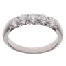 Platinum 1.00ct Brilliant Cut Diamond Five Stone Ring
